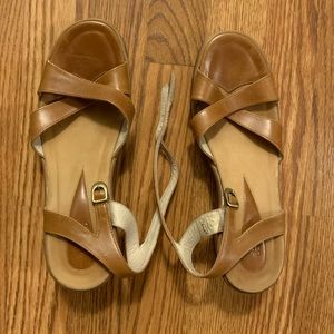 NEW Dansko Arabella Brown Wedge Heels, Size 9 (EU 40)